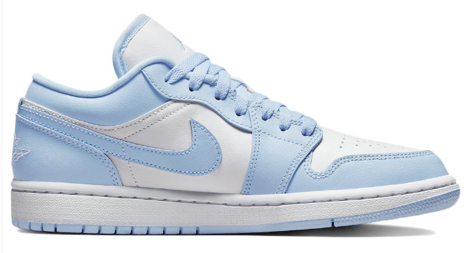 Air Jordan 1 Low Ice Blue Women's Sneakers