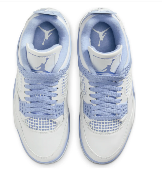 Air Jordan 4 Forget Me Not Women's White & Blue Sneakers