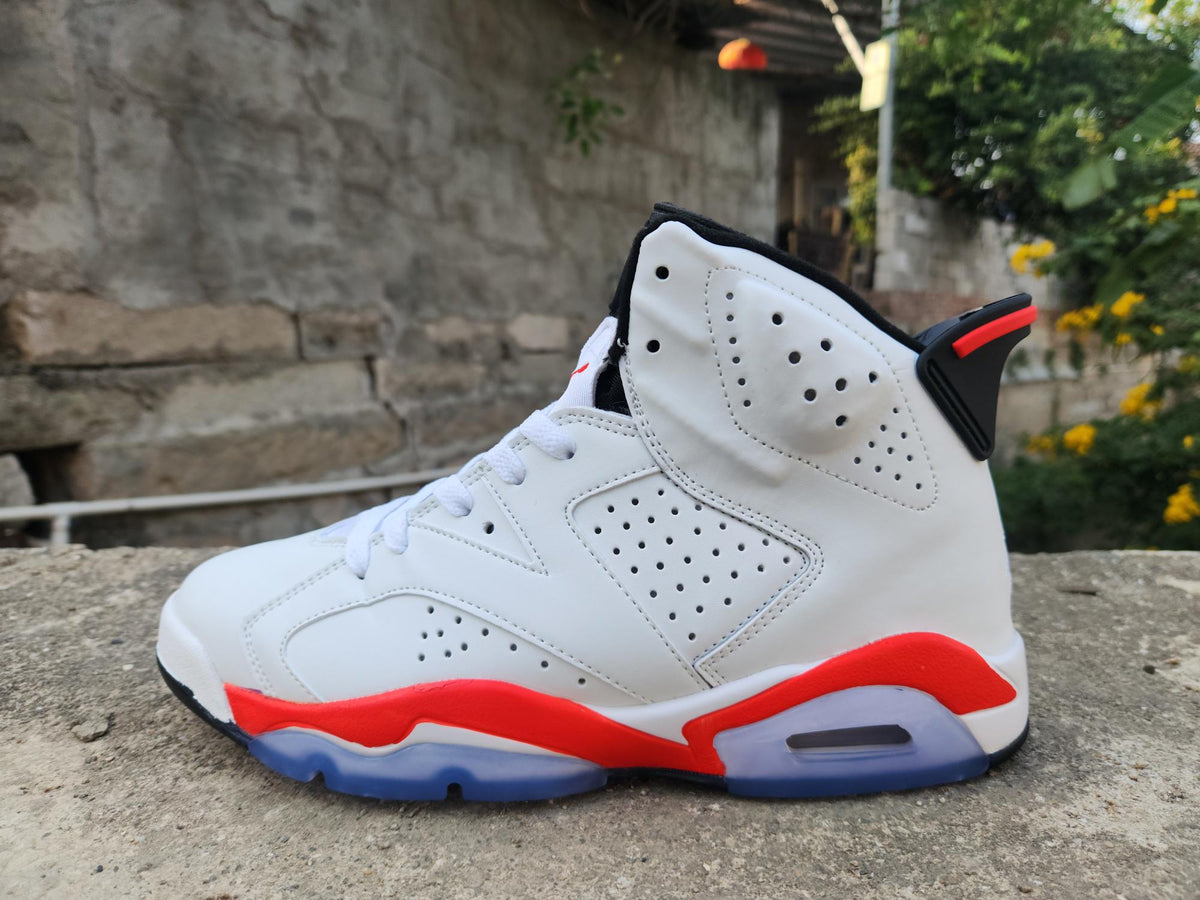 Air Jordan 6 Retro Men's White Infrared Black