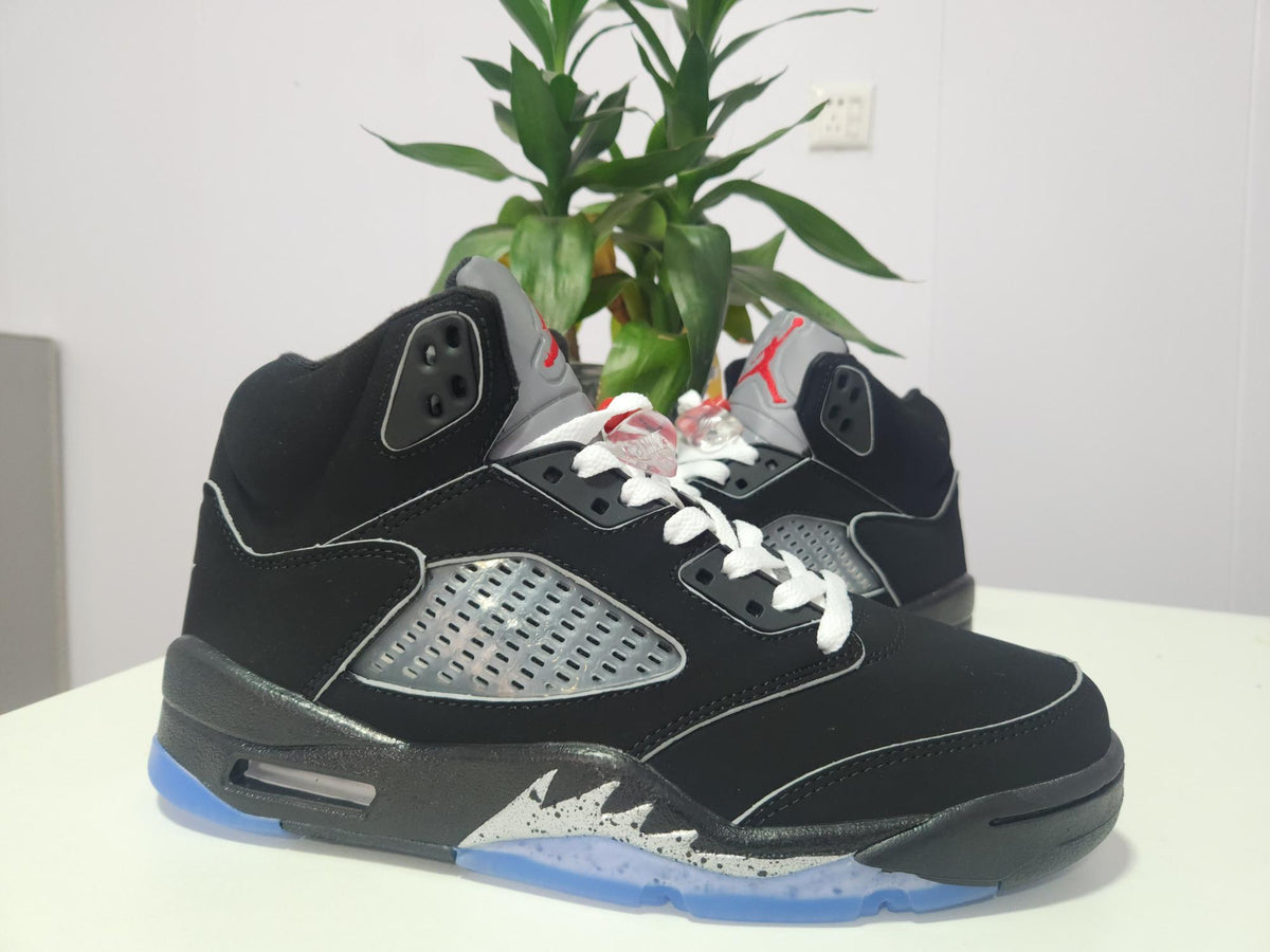 Air Jordan High-Top Sneakers - Black & Silver