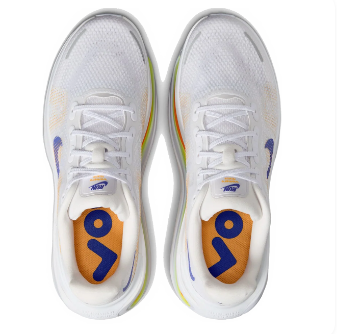 Nike Vomero Premium White Blue & Orange Sneakers