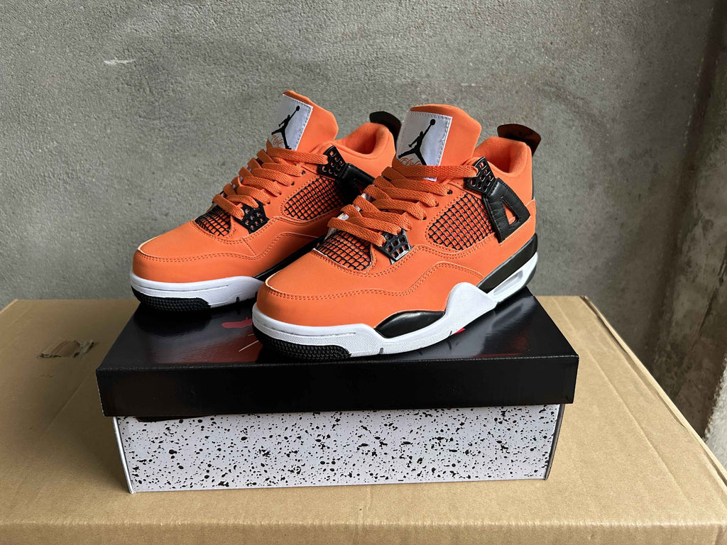 Air Jordan Sneakers - Orange, Black & White