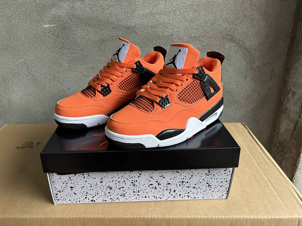 Air Jordan Sneakers - Orange, Black & White