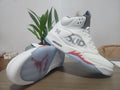 Air Jordan High-Top Sneakers - White & Red