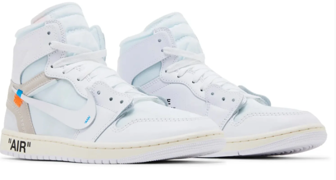 Air Jordan 1 Retro High Virgil Abloh Archive Alaska Sneakers