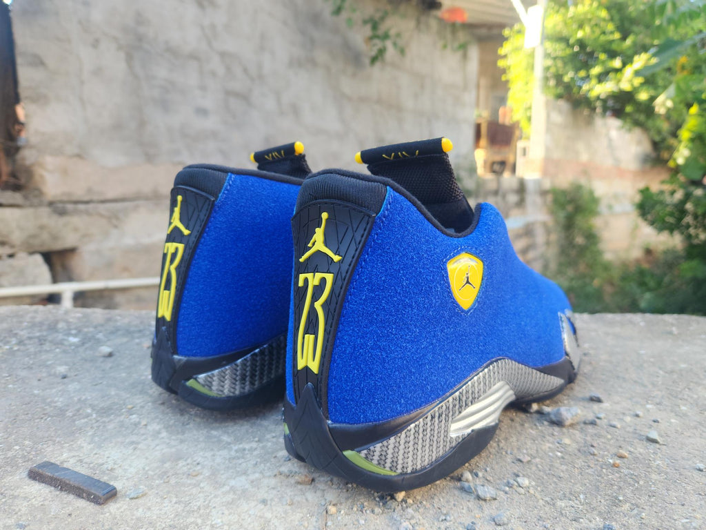 Air Jordan Retro Sneakers - Royal Blue & Black