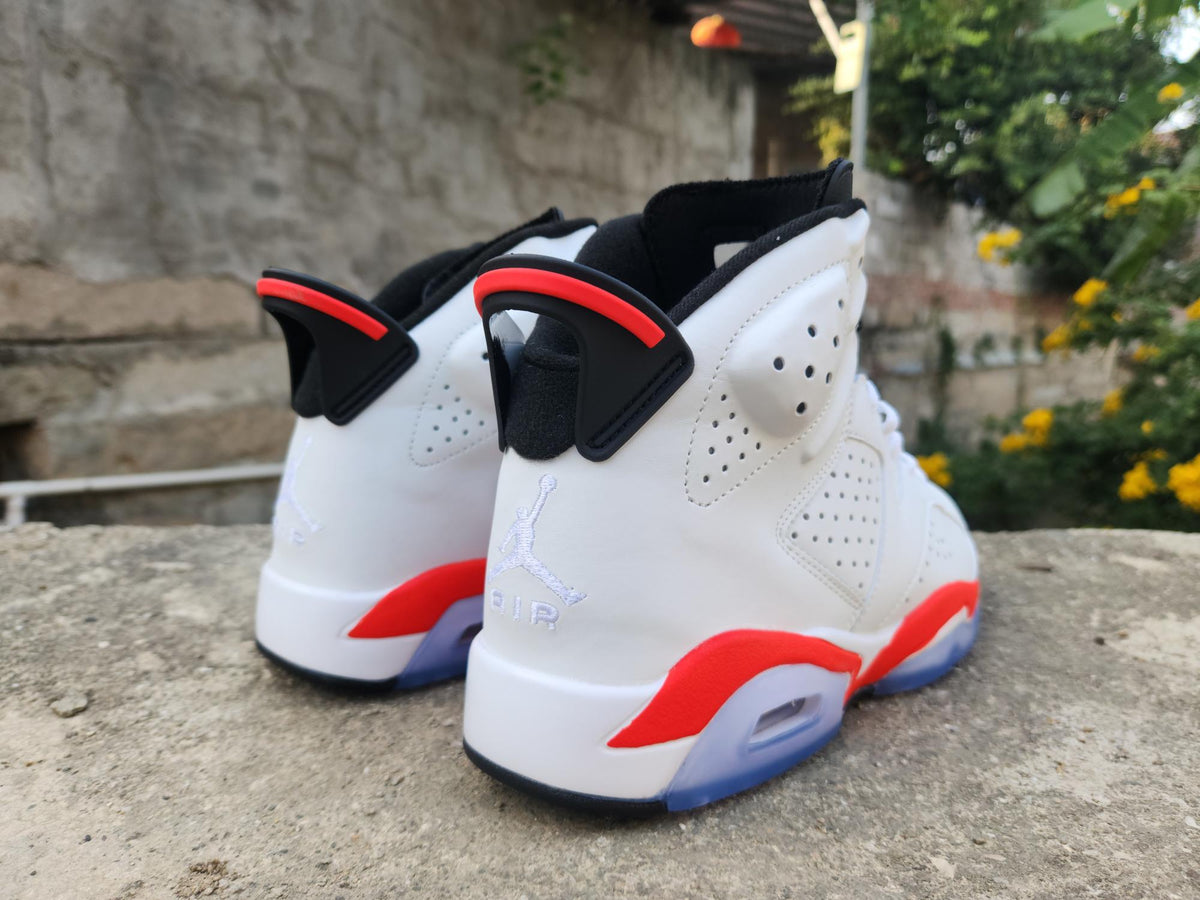 Air Jordan 6 Retro Men's White Infrared Black