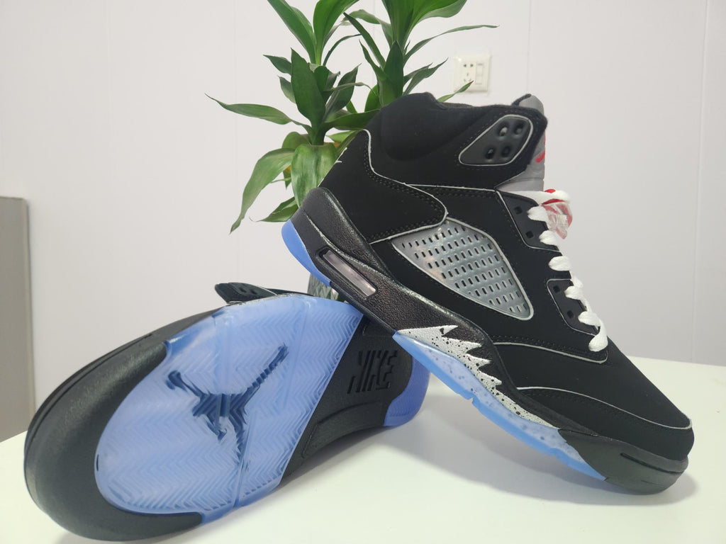 Air Jordan High-Top Sneakers - Black & Silver