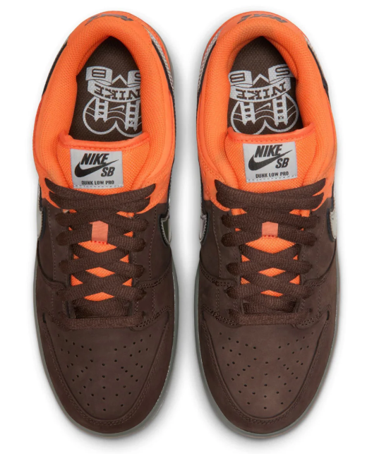 Nike SB Dunk Low Pro 'Muni Fast Pass' Orange & Brown Sneakers