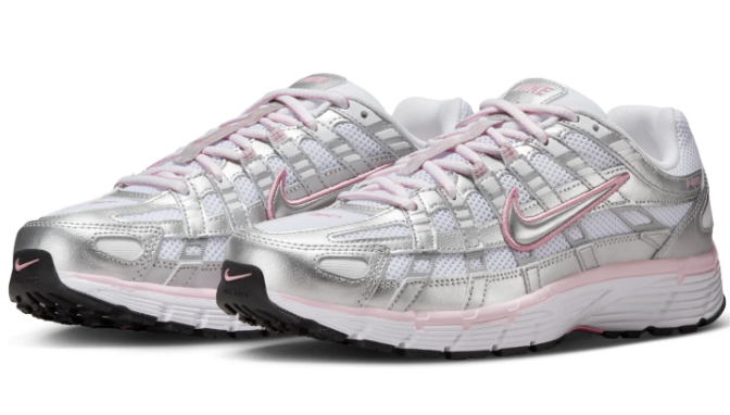 Nike P-6000 White Elemental Pink Women's Sneakers