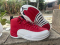Air Jordan Retro High-Top Sneakers - Red & White