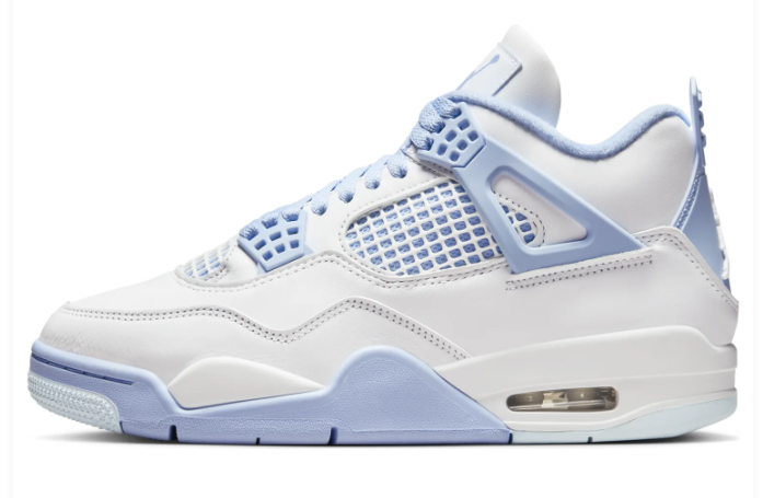 Air Jordan 4 Forget Me Not Women's White & Blue Sneakers