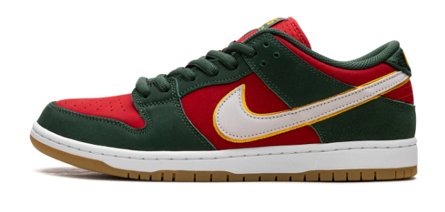 Nike SB Dunk Low Seattle Sonics | Green & Red