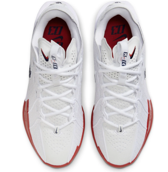 Nike Air Zoom G.T. Cut 3 EP 'White Black Red' Basketball Shoes