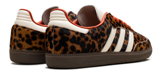 adidas Samba OG Women's Sneakers | Leopard, Cream & Orange
