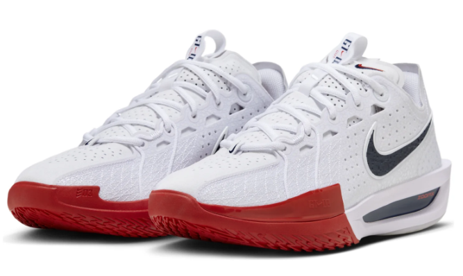 Nike Air Zoom G.T. Cut 3 EP 'White Black Red' Basketball Shoes