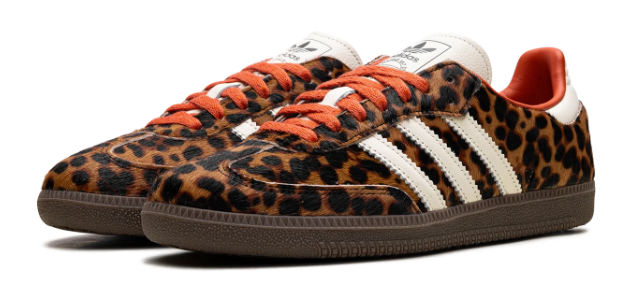 adidas Samba OG Women's Sneakers | Leopard, Cream & Orange