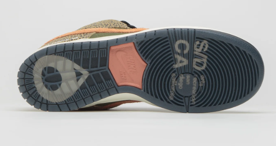 Nike SB x Arts-Rec Dunk Low Pro Leopard Print Sneakers