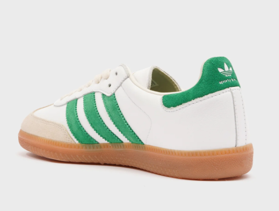 adidas Samba Sneakers | White & Jolly Green