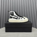 AMIRI Skeleton High-Top Sneakers | Black & White