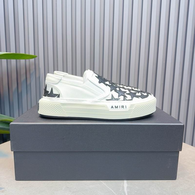 AMIRI White Star Slip-On Sneakers