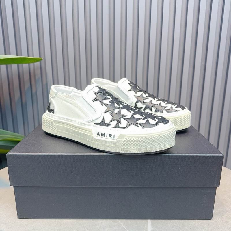 AMIRI White Star Slip-On Sneakers
