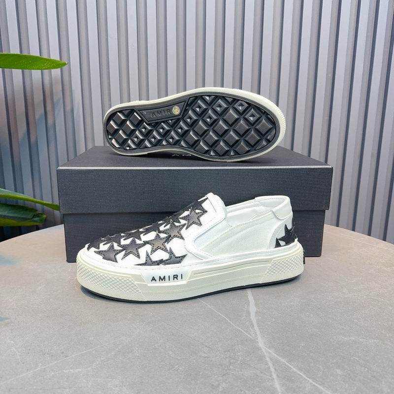 AMIRI White Star Slip-On Sneakers