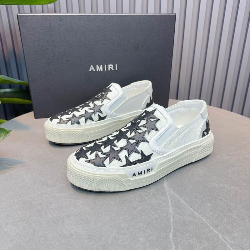 AMIRI White Star Slip-On Sneakers