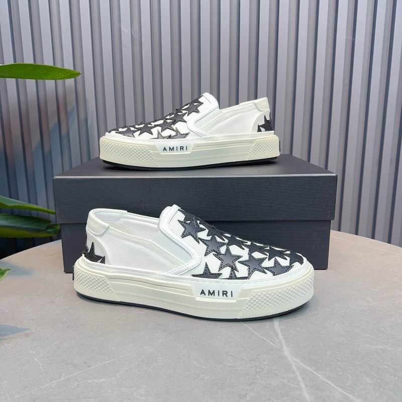 AMIRI White Star Slip-On Sneakers