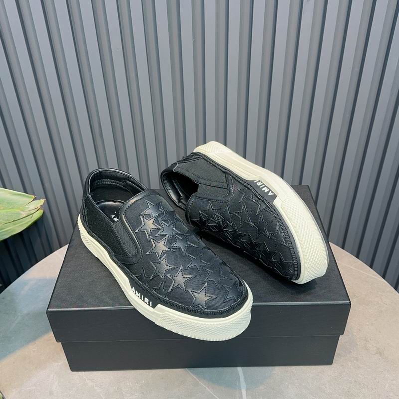 AMIRI Black Star Slip-On Sneakers
