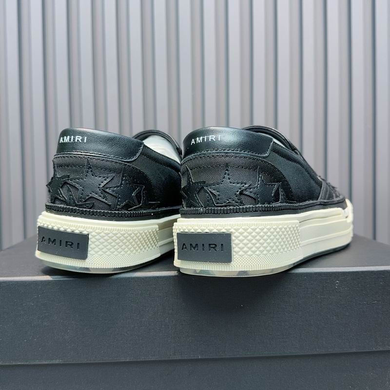 AMIRI Black Star Slip-On Sneakers