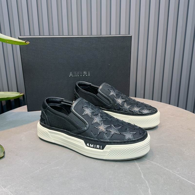 AMIRI Black Star Slip-On Sneakers