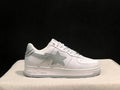 BAPE STA Low-Top Sneakers | White & Grey