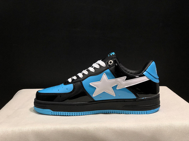 BAPE STA Low-Top Sneakers | Blue & Black