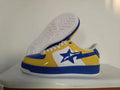 BAPE STA Low-Top Sneakers | Yellow, Blue & White