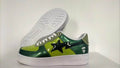 BAPE STA Low-Top Sneakers | Forest Green & Lime