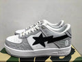 BAPE STA Low-Top Sneakers | Grey, White & Black