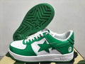 BAPE STA Low-Top Sneakers | Green & White