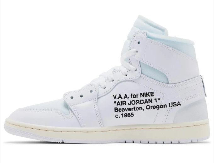 Air Jordan 1 Retro High Virgil Abloh Archive Alaska Sneakers