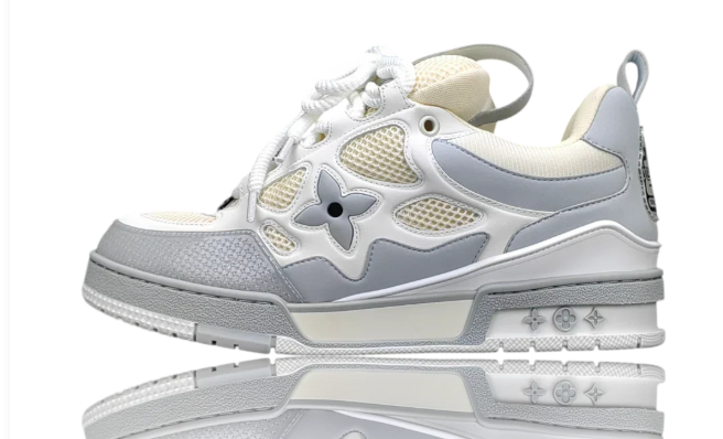 Louis Vuitton Skate Sneakers | Grey & White