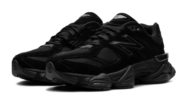 New Balance 9060 Triple Black Sneakers
