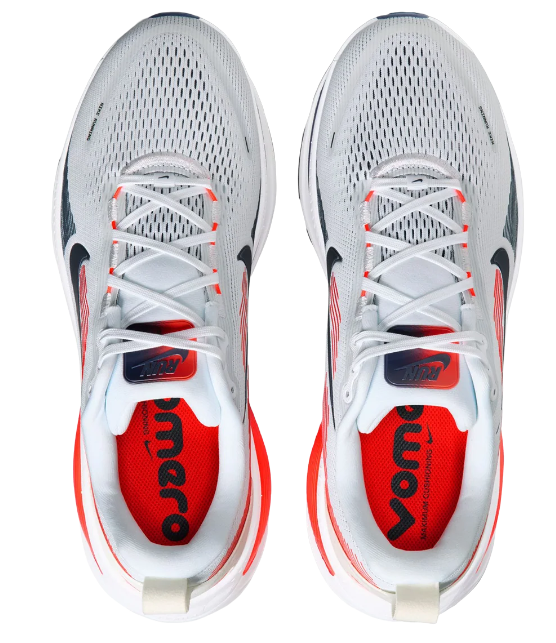 Nike Vomero 18 White Navy & Bright Orange Sneakers