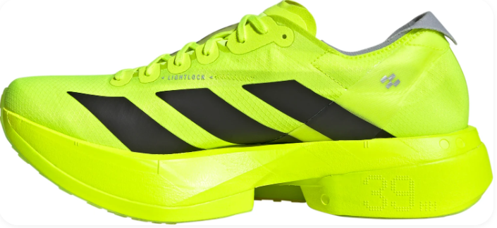 adidas Adizero Adios Pro 4 Men's Neon Yellow Running Shoes