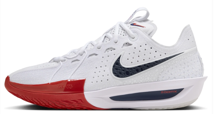 Nike Air Zoom G.T. Cut 3 EP 'White Black Red' Basketball Shoes