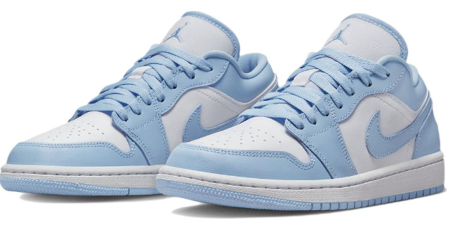 Air Jordan 1 Low Ice Blue Women's Sneakers