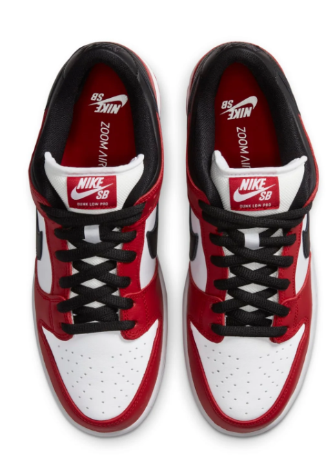 Nike SB Dunk Low 'J-Pack Chicago' Red White & Black Sneakers